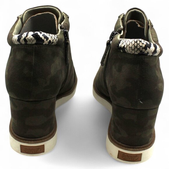 Womens Dr. Scholl S Lace-up Wedge Booties - Picture 8 of 8